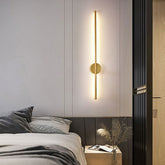 Modern Black LED Linear Wall Light | Yedwo